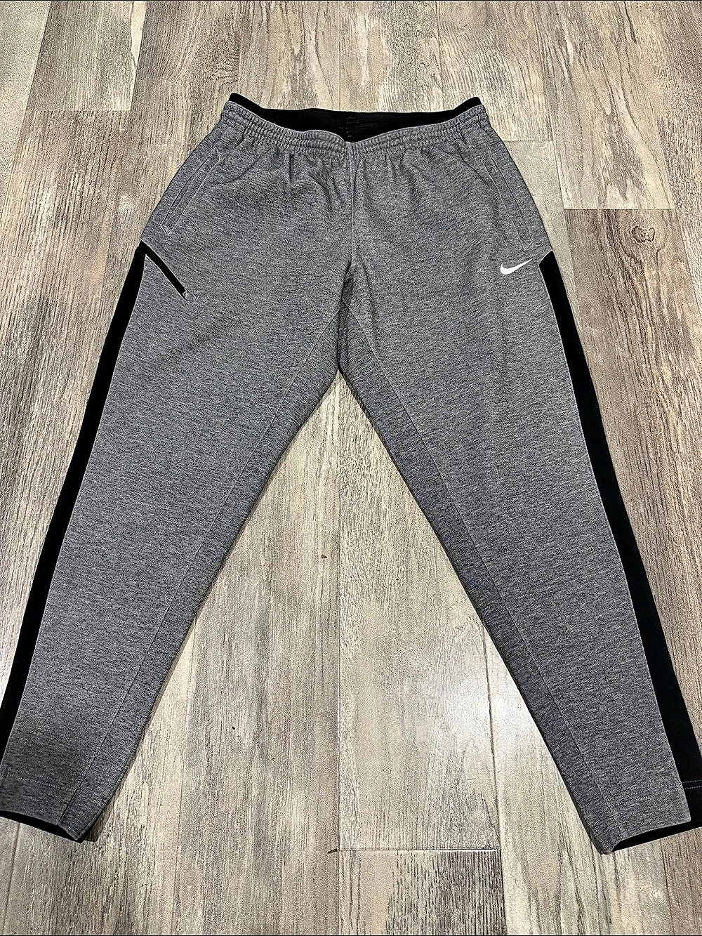 Nike Therma-FIT Pants Gray & Black Joggers